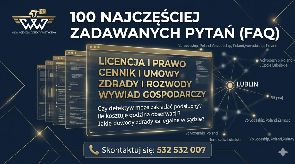 FAQ , 100 pytań do detektywa
