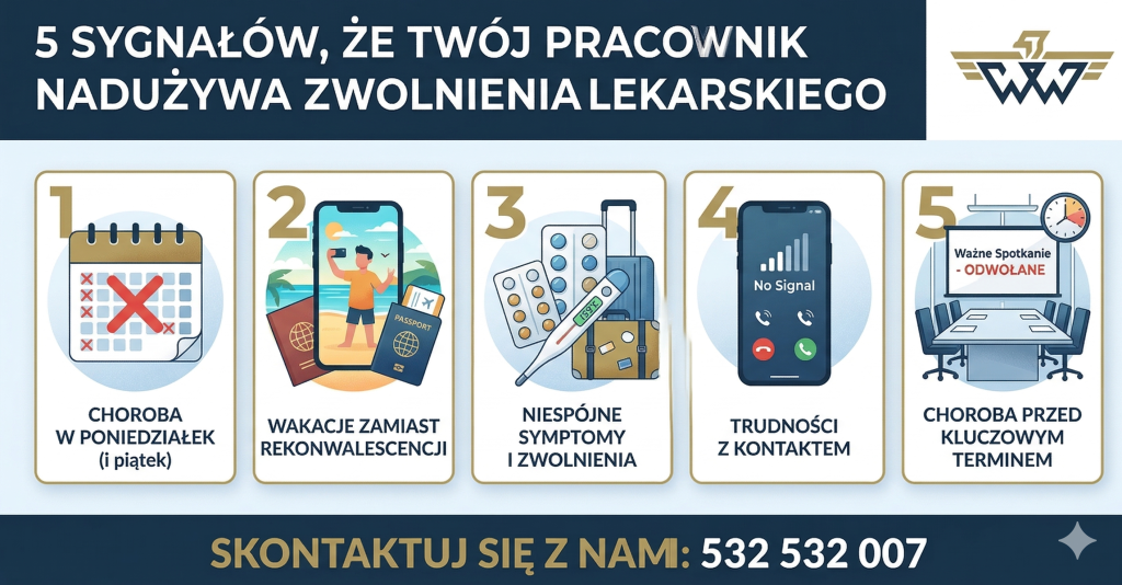 weryfikacja zwolnień lekarskich detektyw